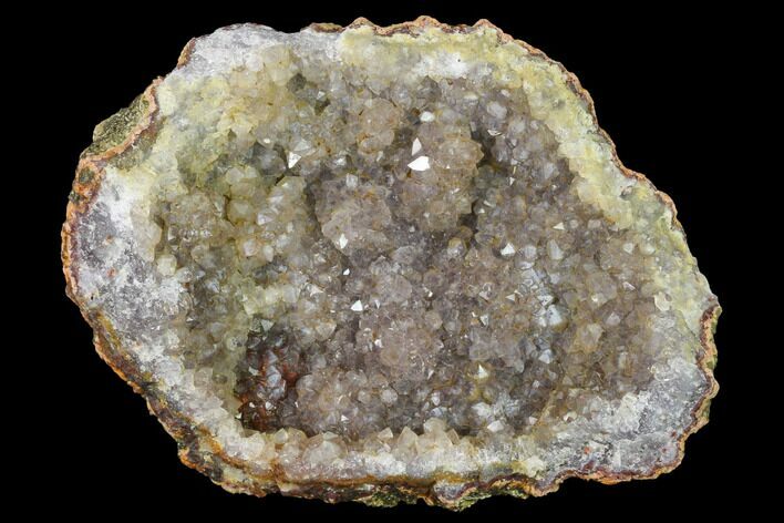 Quartz Crystal Geode Section - Morocco #141775